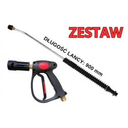 ZESTAW!!! LANCA 90cm Z SZYBKOZŁĄCZKĄ K-LOCK + PISTOLET MV925 Z GNIAZDEM BAYONET LAVOR 1/4F