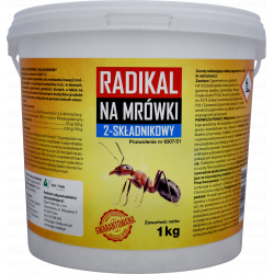 Preparat na mrówki RADIKAL 2-składnikowy 1 KG